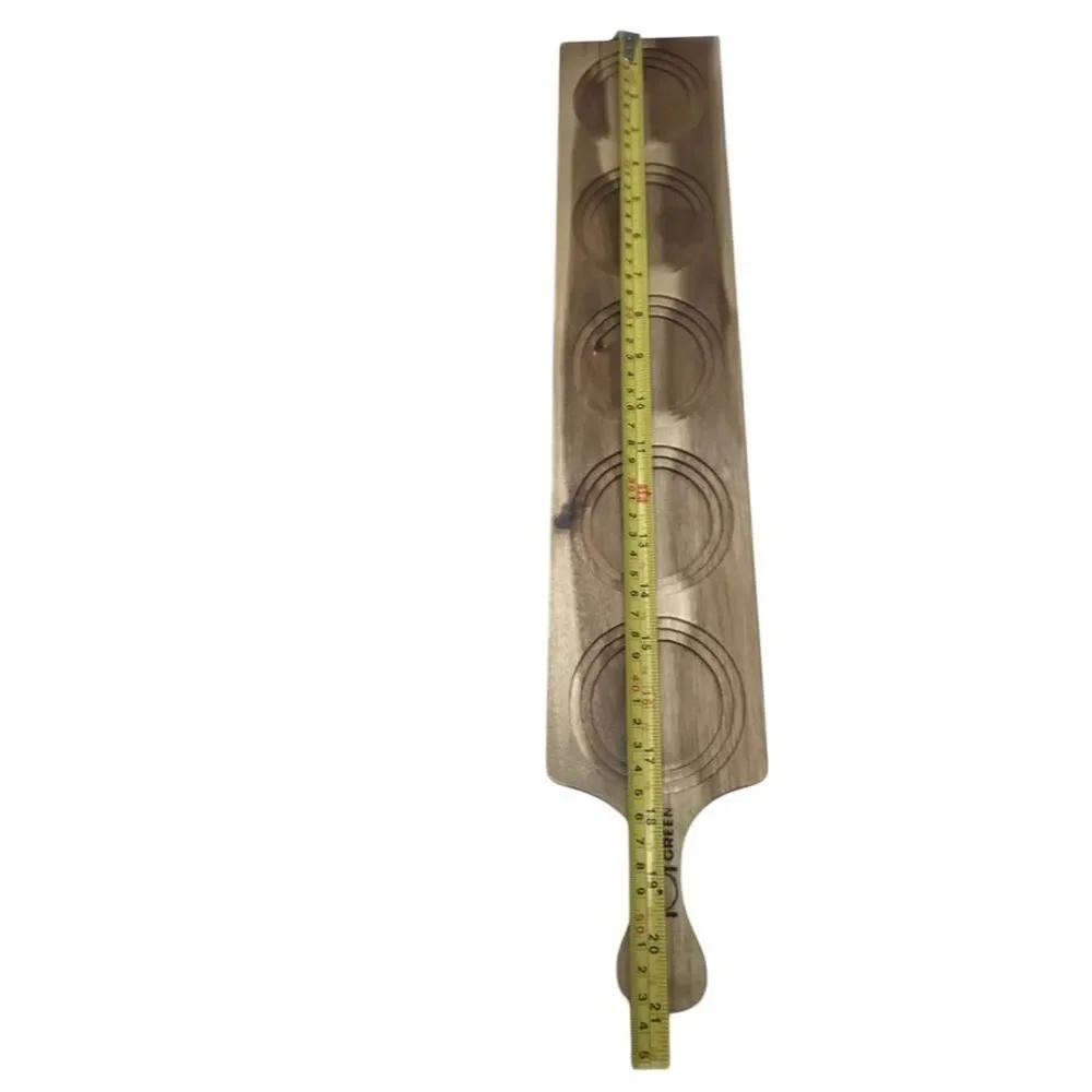 Zavis Green Acacia 5-Hole Double-Sided Flight‎ Board 22